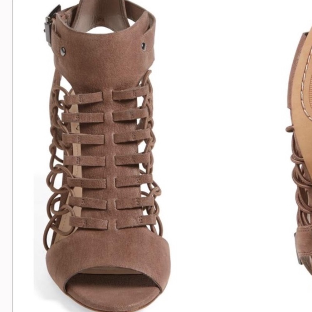 Vince Camuto taupe sandals